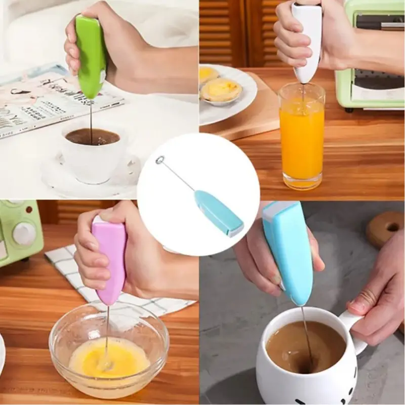 Handheld Milk Frother Electric Portable Foam Beater Coffee Blender Drink  Mixer Milk Foamer Mini Whisk For Frappe Latte Matcha - AliExpress