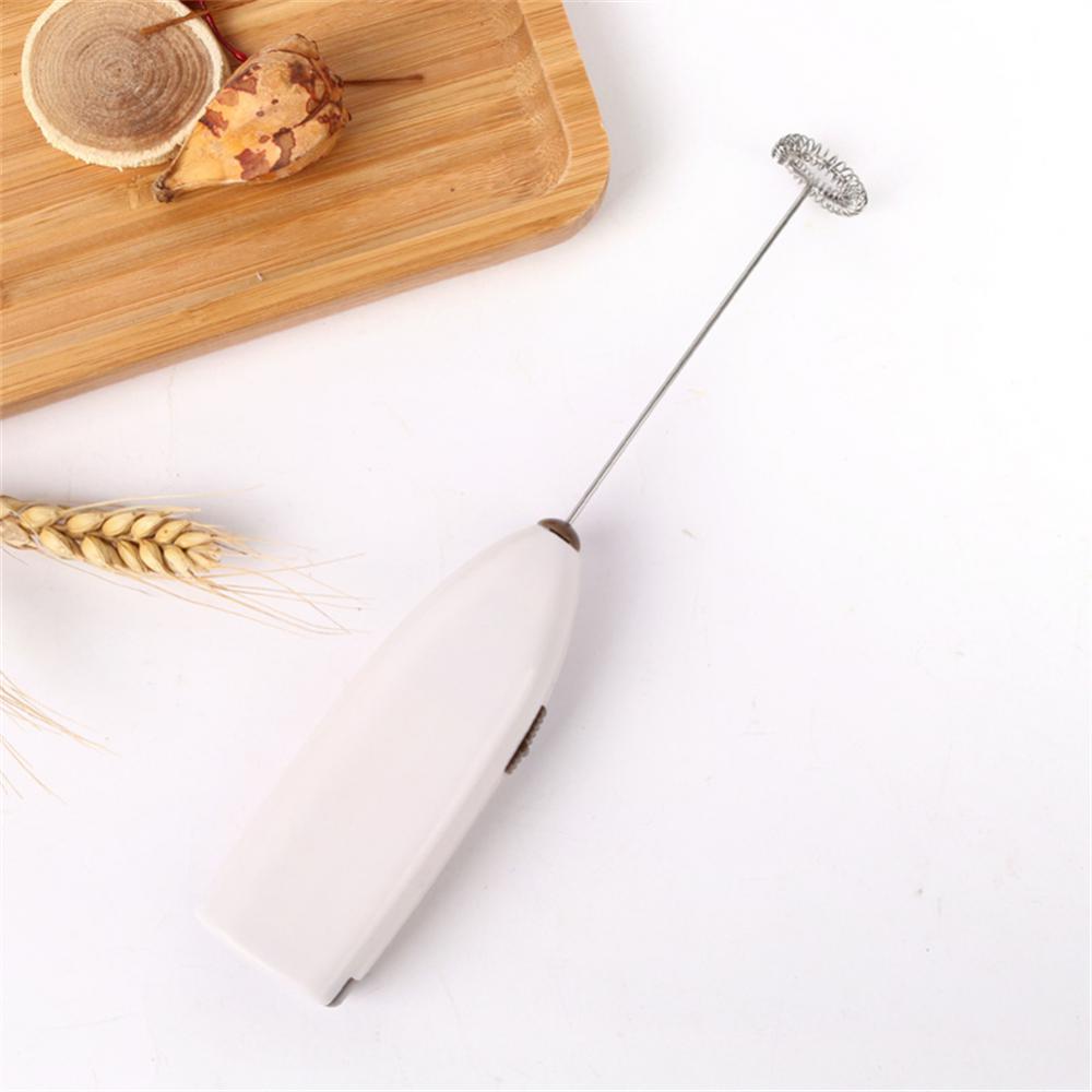 1pc electric milk coffee frother mini handheld egg beater stainless steel coffee milk tea blender foamer wireless coffee whisk mixer details 10