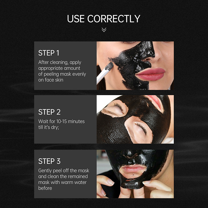 Útil mascarilla de carbón activado para limpiar los poros de impurezas, puntos  negros, ayuda a tonificar la piel, usa siempre mascarillas para  desintoxicar la piel y mantenerla sana - Productos de catálogos