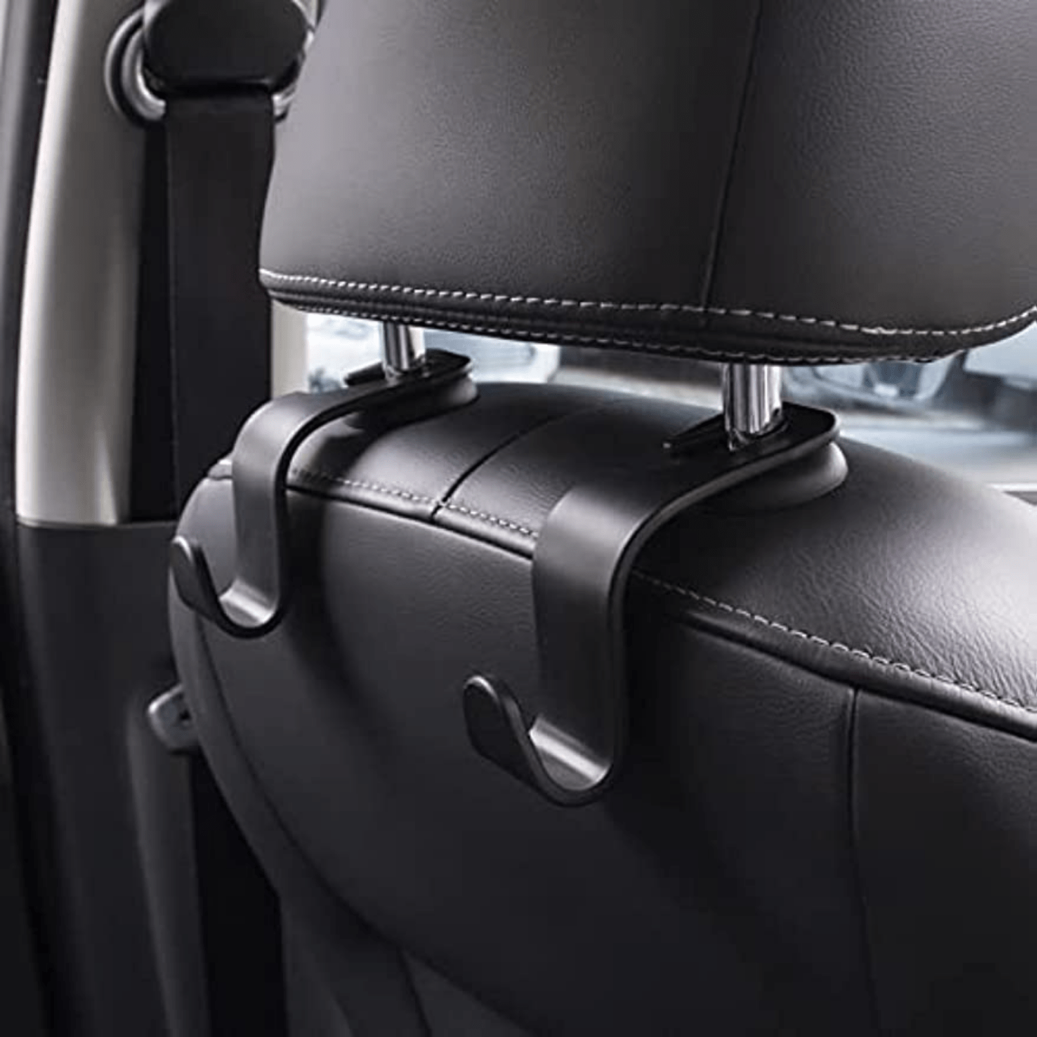 Car Seat Headrest Hook 4 Pack Hanger Storage Organizer Universal