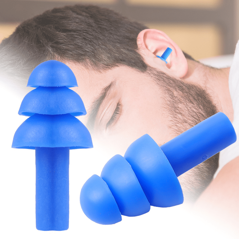 Tapones para los oídos para dormir, tapones de silicona con reducción de  ruido para los oídos, para aprender, dormir, viajes, protección auditiva
