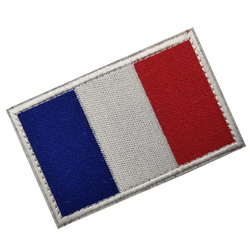 1 Pièces France Drapeau Français Patch Brodé Militaire Tactique Moral Patchs  Applique Attache Crochet Et Boucle Badge Pour Casquette - Temu Belgium