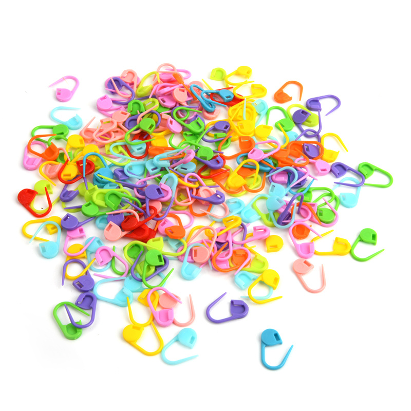300/50pcs Colorful Mini Resin Clips Plastic Locking Stitch Markers Crochet  Pins Knitting Tools Pins Sewing Needle Clip Hooks