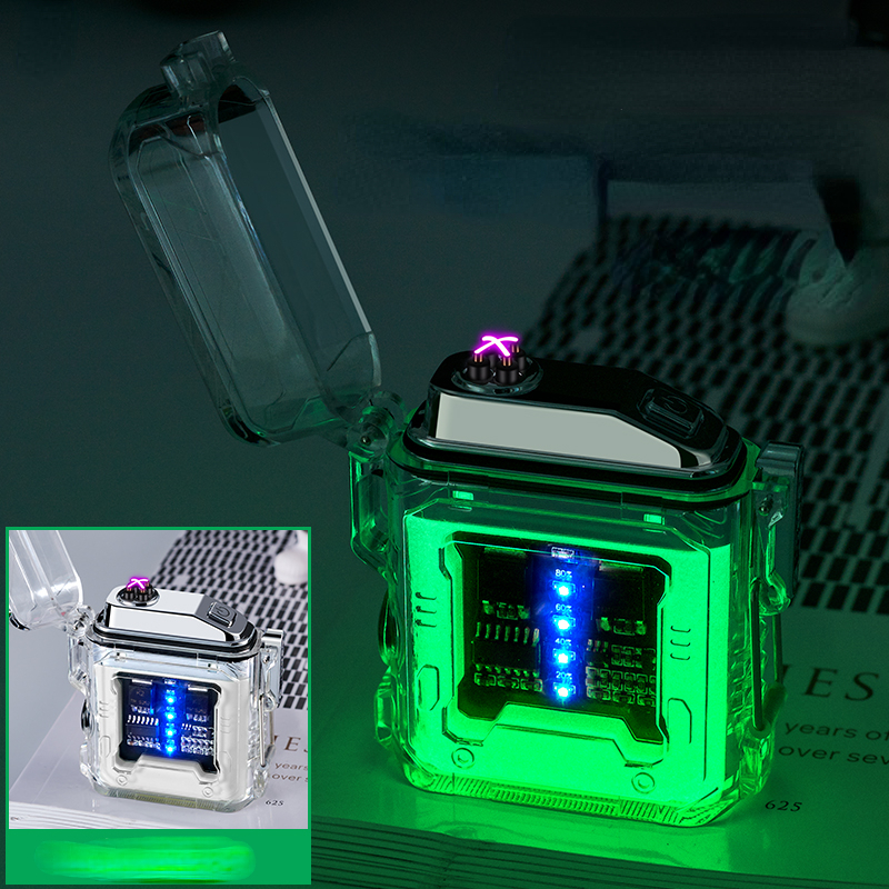 SKRFIRE Encendedor electrónico USB, encendedor eléctrico recargable, arco  de plasma, llama grande, encendedor fresco con hermosa caja de regalo como  regalo creativo (color) : Salud y Hogar 