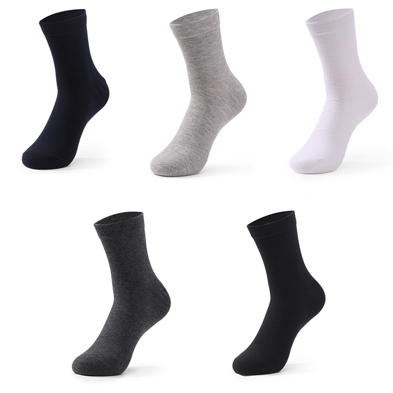 Dark Grey Regular Socks in Pure Cotton