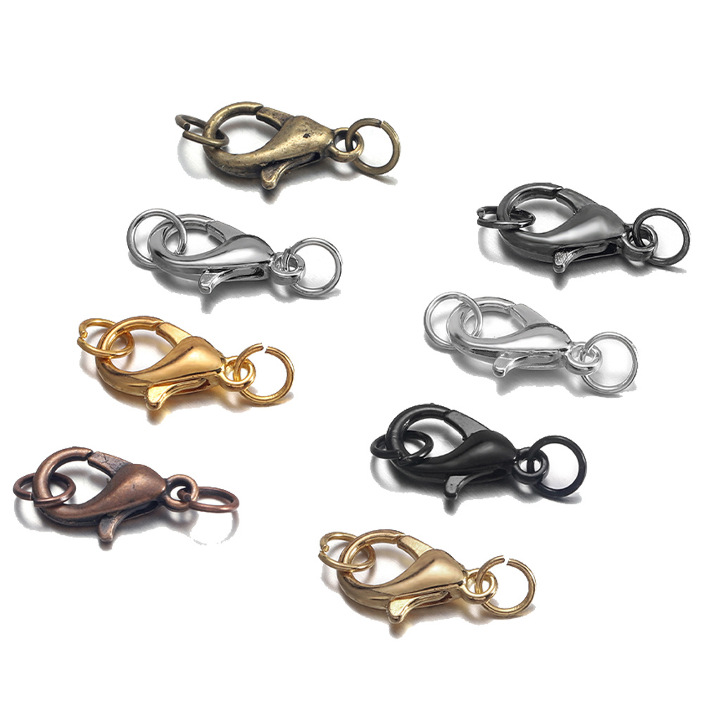 Lobster Clasps And Open Jump Ring Sets Jewelry Clasp Lobster - Temu