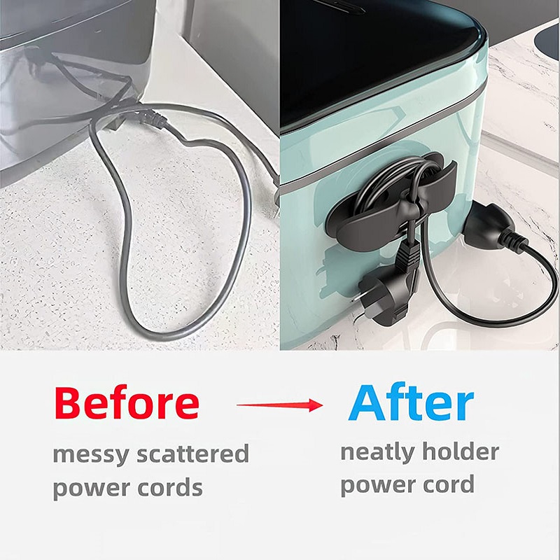 1 organizador de cables para electrodomésticos de cocina, soporte para  envoltura de cables, almacenamiento y organizador de cables, herramienta  ordenada y hermosa para ahorrar espacio - Temu