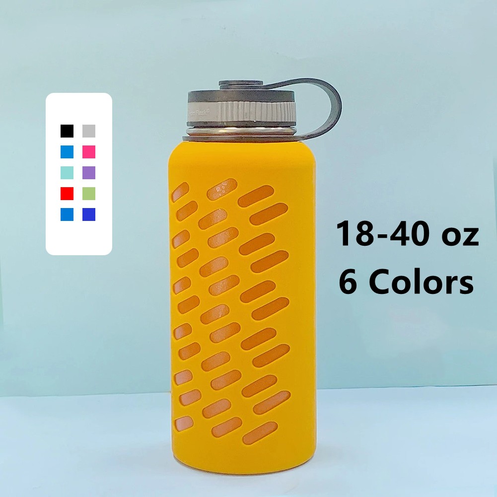 Water Bottle Protector Long Lasting Bottle Cover Reusable Decorative Water  Drinking 40oz Insulated Bottle Protector Cover - AliExpress