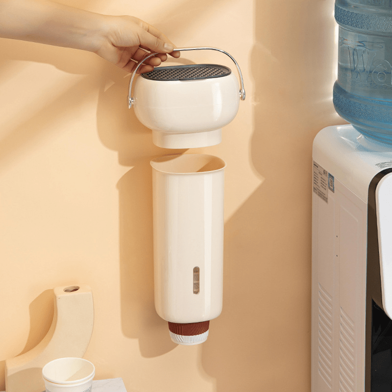 Disposable Cup Holder Wall Adhesive Storing Rack