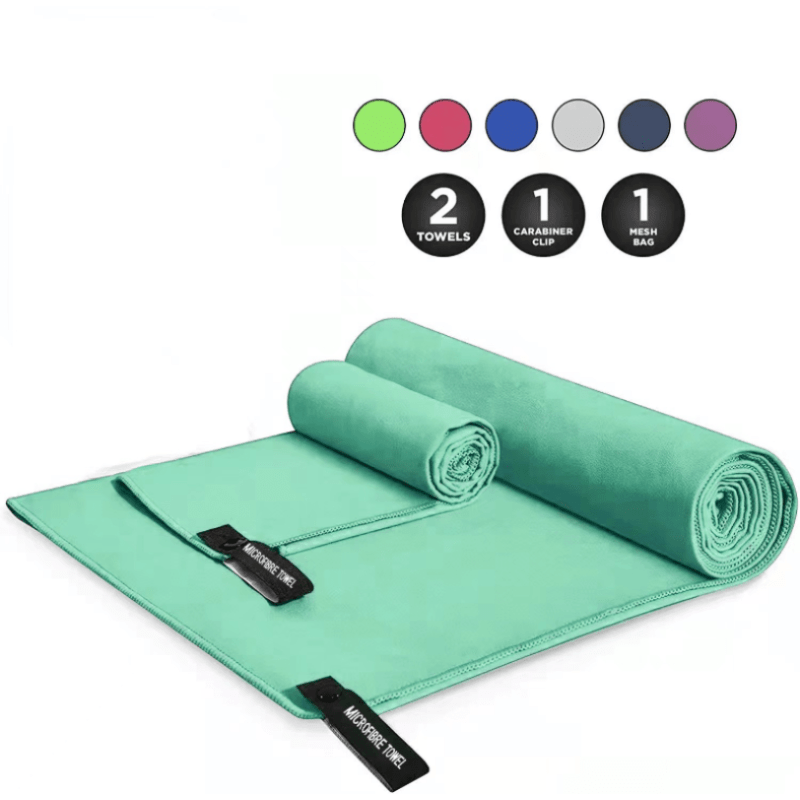 Double Sided Fleece Quick Drying Towel Microfiber Sports Fitness Towel  Portable Sweat Absorbing Soft Comfortable Yoga Swimming Beach Towel, Free  Shipping On Items Shipped From Temu