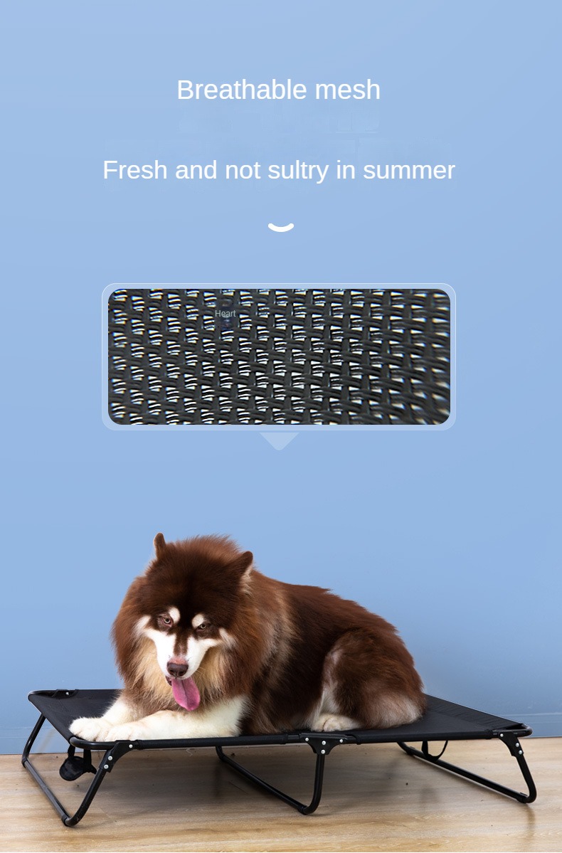 portable folding elevated dog bed easy to clean and carry dog bed suitable for travel and outdoor activities details 3