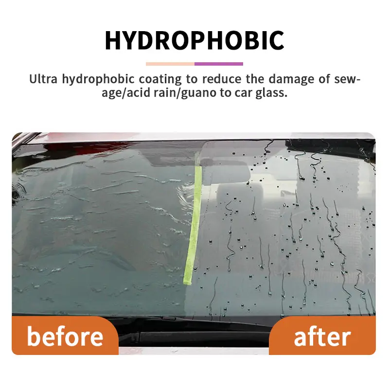 50ml Car Windshield Glass Coating Agent Hydrophobic Water Rain Repellent  Spray
