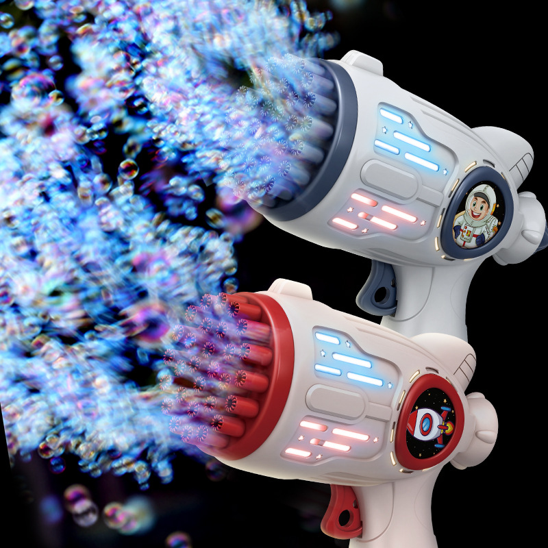 32-hole Electric Bubble Gun Toy For Kids, Full Automatic Multifunction  Bubble Blower