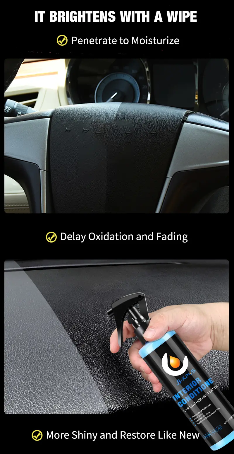 Car Interior Spray Plastic Leather Restorer Coating - Temu