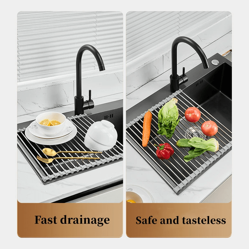 Workstation Stainless Steel Kitchen Sink Dish Drying Rack
