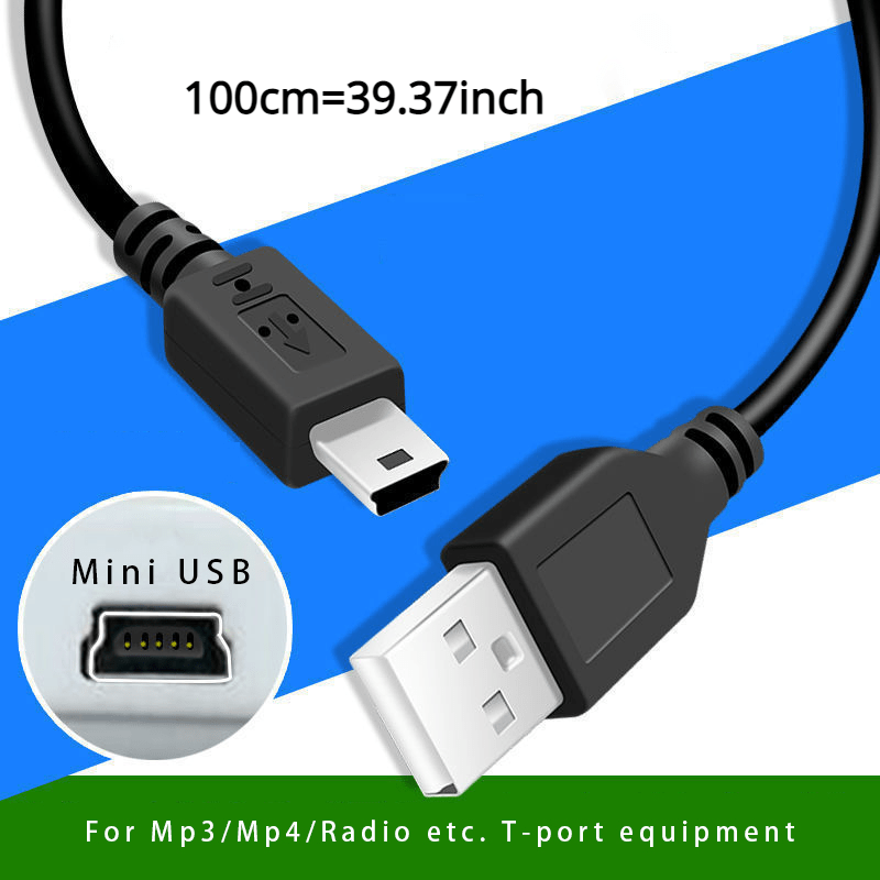 ミニ USB ケーブル USB 高速データ充電ケーブル携帯電話アクセサリー MP3 MP4 プレーヤー車 DVR GPS