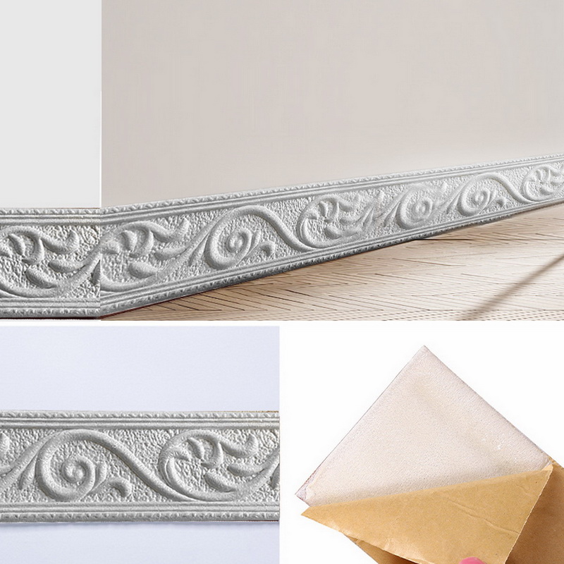 Acheter 3D mur garniture ligne plinthe bordure auto-adhésif