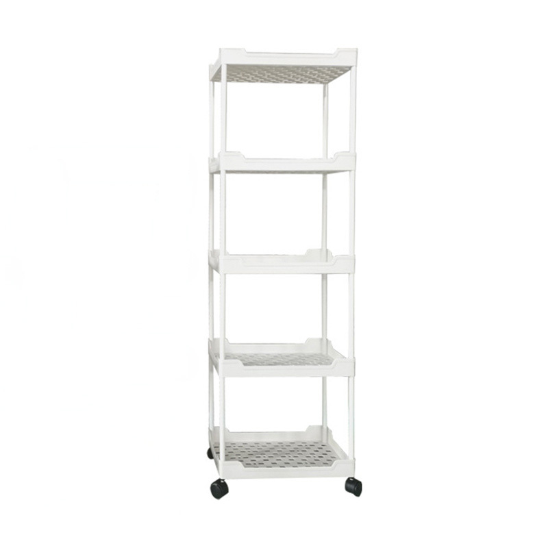 Mobile Storage Trolley Kitchen Bathroom Bedroom Snack Rack with Wheels  Organizer