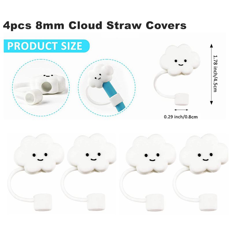 STRAW COVER | Happy Cloud | 10-12MM STRAW SIZE | STANLEY size