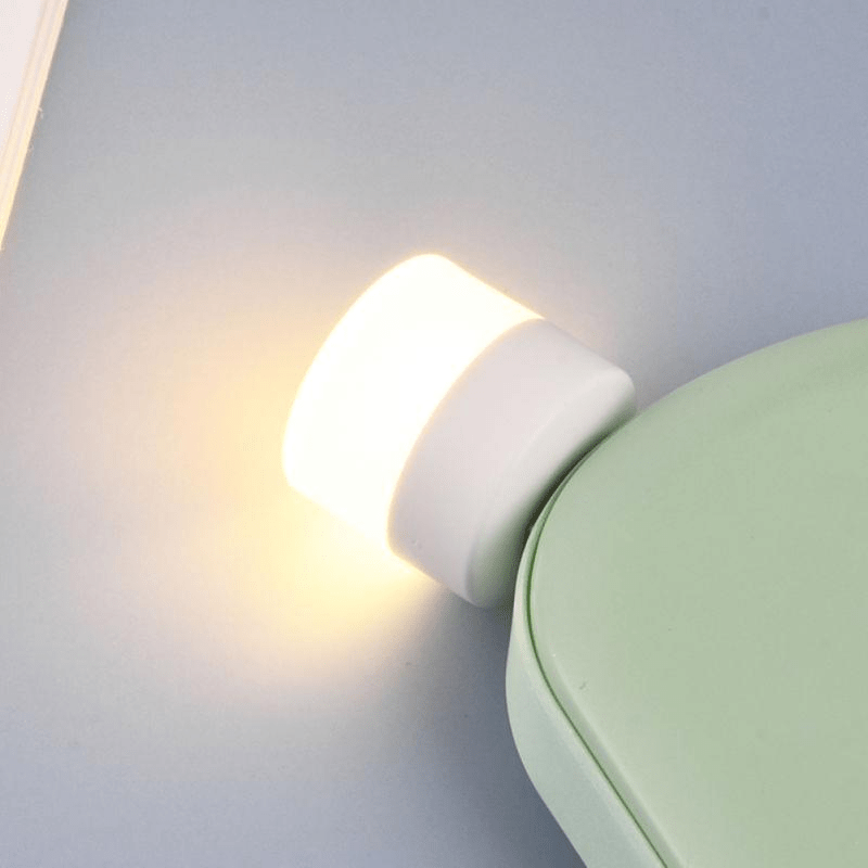 Mini Usb Led Night Light Small Round Lamp Portable Lamp - Temu