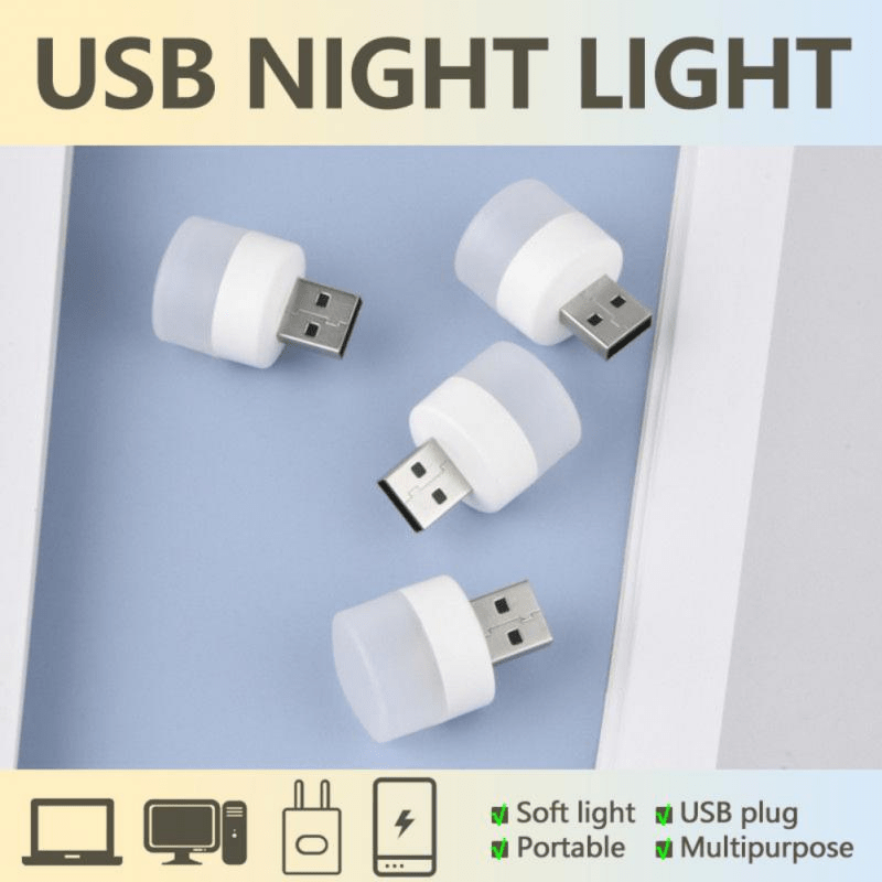 Comprar Mini luz LED USB portátil para lectura, lámpara de mesa