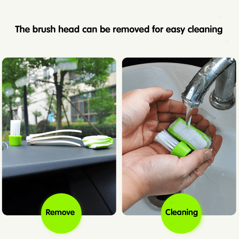 1pc Double-headed Car Crevice Cleaning Brush