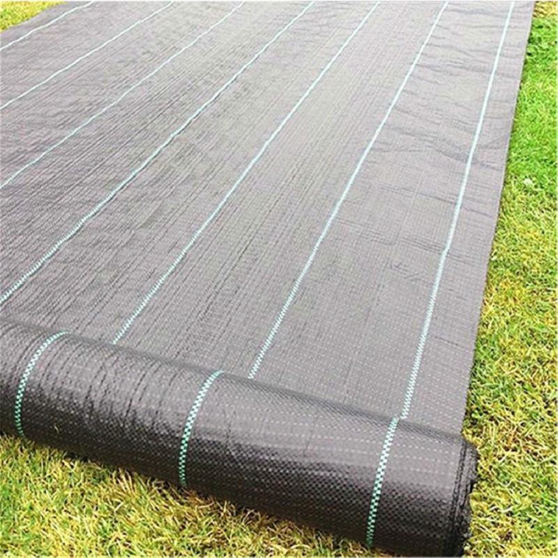 

1 Roll Garden Landscape Fabric Weed Barrier Heavy Duty Driveway Gardening Mat Polypropylene Ground Cover Flower Vegetable Raised Beds Lawn Yard Landscaping Cloth Black