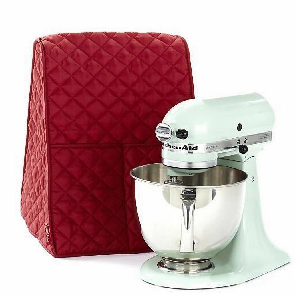1pc stand mixer cover compatible with mixer fits all tilt head bowl lift models with organizer bag for accessories stand mixer dust proof cover with organizer bag for  mixer to keep clean and safe details 4