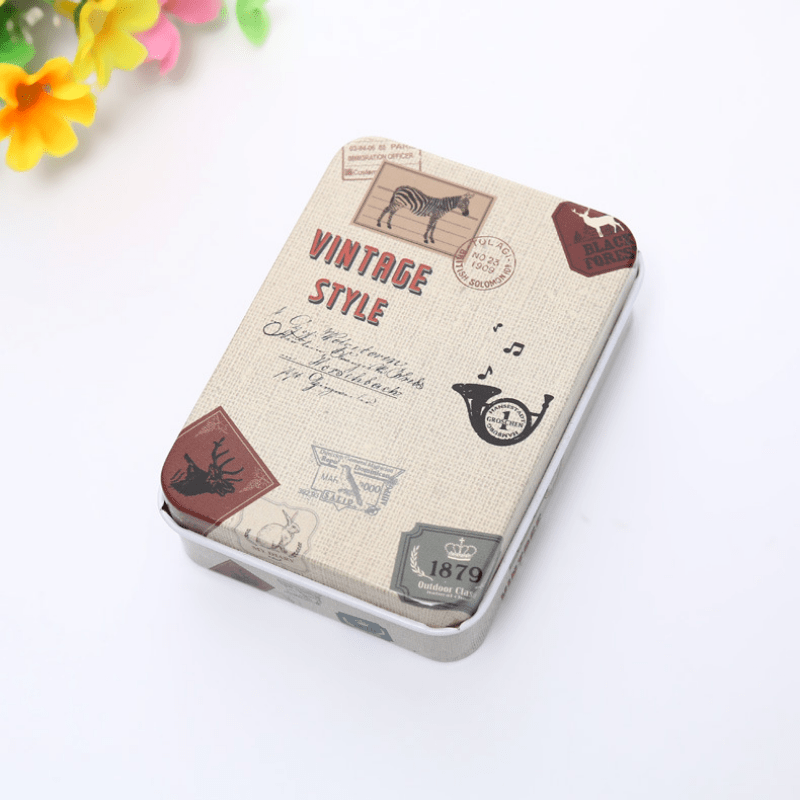 Mini Tin Box Sealed Jar Packing Boxes Jewelry Candy Box Small