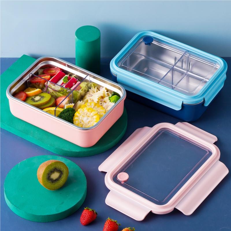 Large Capacity 304 Stainless Steel Bento Box With Air Vent & Removable  Compartments, Thermal Lunch Box, Hot Food Insulated Box, Thermal For Hot  Food, Lunchbox, Sealed Food Containers For Teenagers And Workers