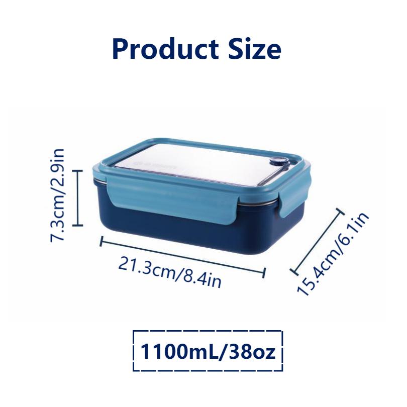 Stainless Steel Lunch Box with Handle or Buckle Heat Preservation
