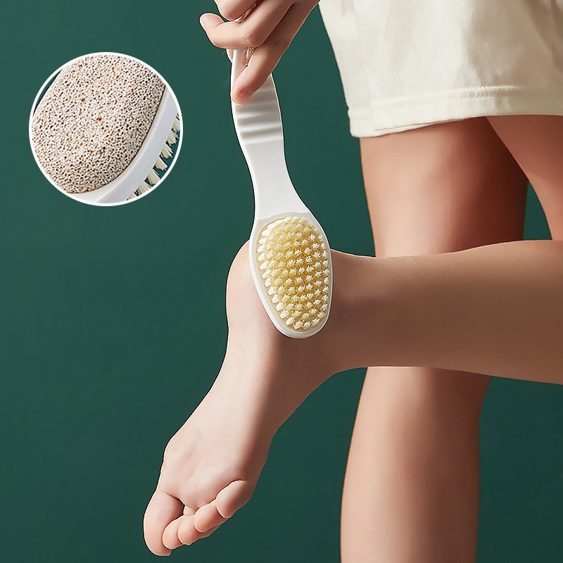 Dual Foot Scrub & Pumice Shower Mat