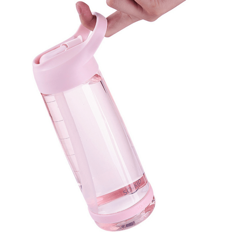 520ml Kids Water Bottle for School Boys Girl Cup with Straw BPA