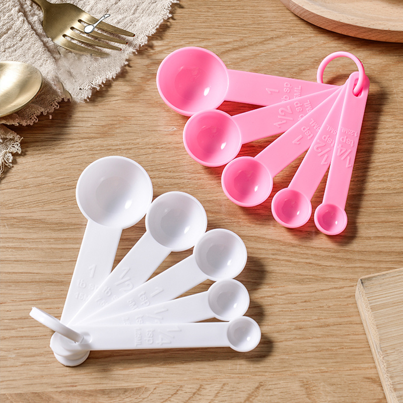 5Pcs/set Measuring Spoon Creative Baking Cooking Tools Silicone