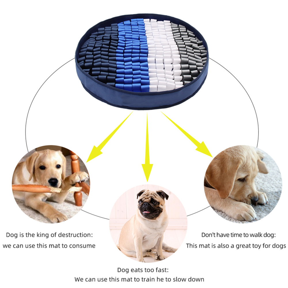 pet sniffing pad dog sniffing pad dog and cat slow food pad pet energy consumption blanket dog mat details 3