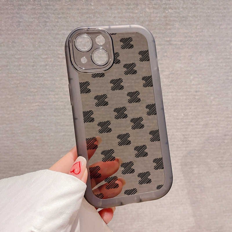 Gray Louis Vuitton Logo iPhone 11 Pro Clear Case