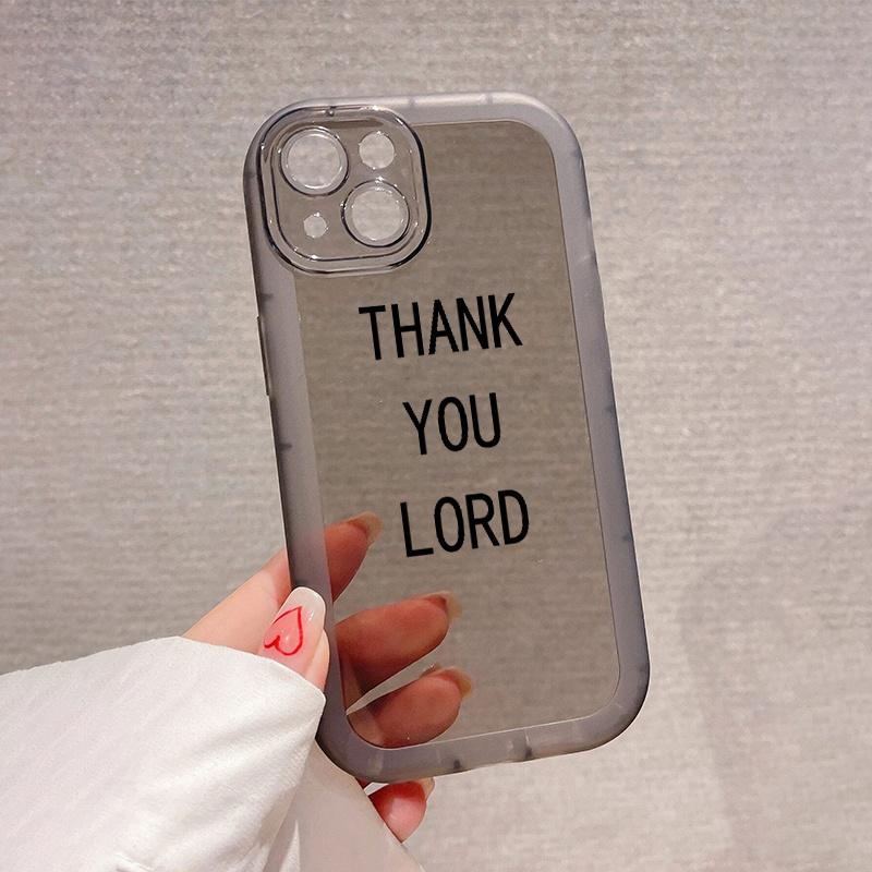 Thank God Graphic Pattern Anti fall Phone Case Iphone 14 13 Temu