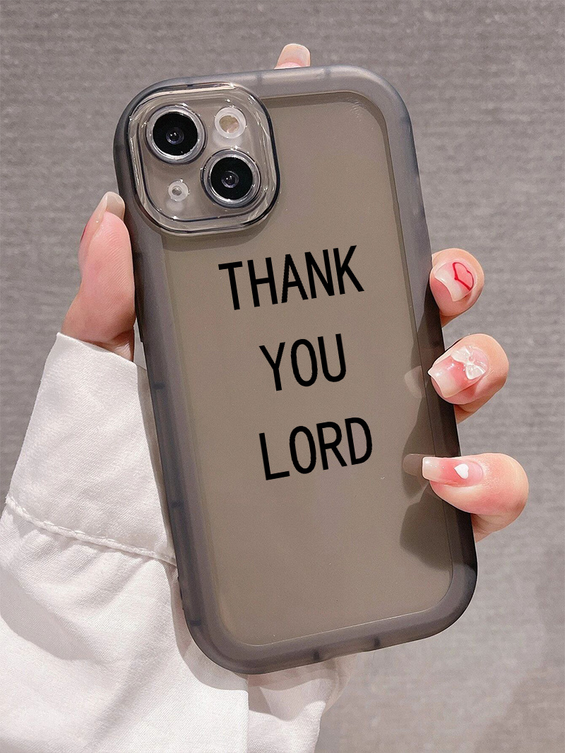 Thank God Graphic Pattern Anti fall Phone Case Iphone 14 13 Temu