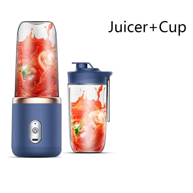 Portable Blender, Electric Mini Blender For Shakes and Smoothies, Personal  Handheld Blender USB Rechargeable, Fresh Juice Blender With 10 Blades, 370  ML/13 OZ Fruit Veggie Juicer Cup For Sports, Travel, Home, Office