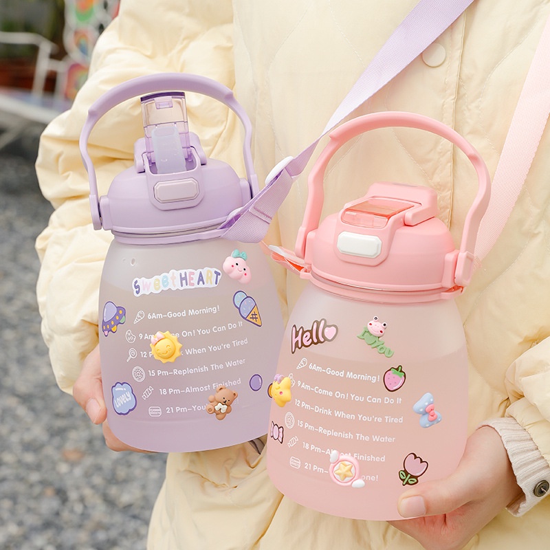 Girls Be Kind Heart Water Bottle