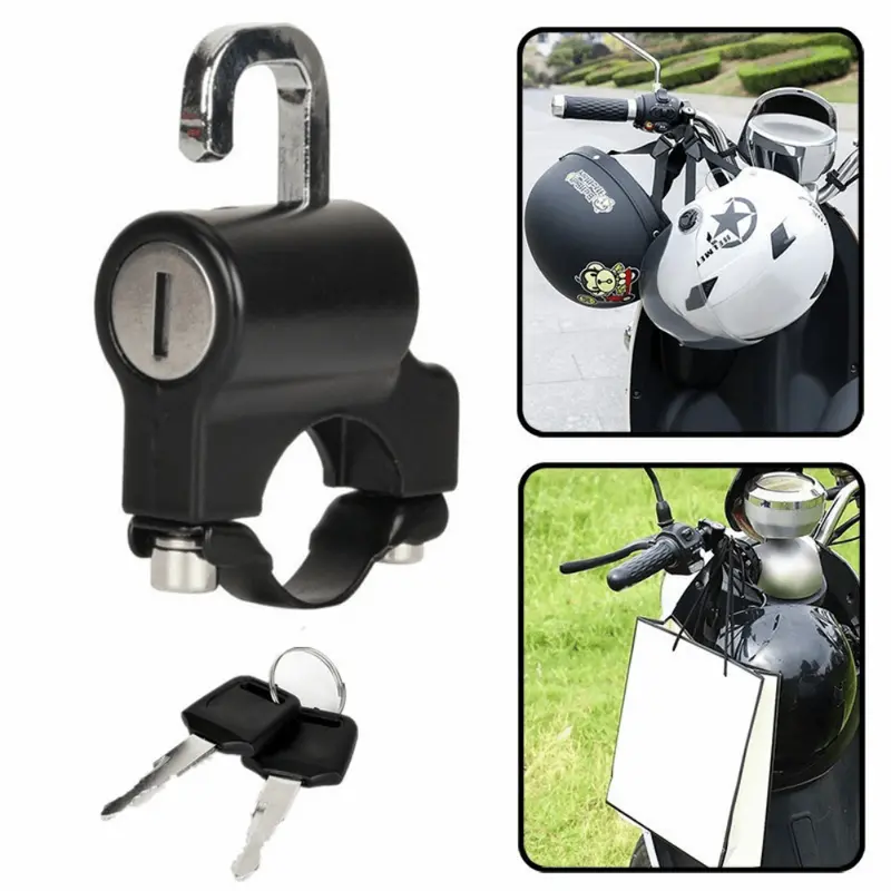 Metal Motorcycle Helmet Lock Universal Anti theft Fixed Lock - Temu