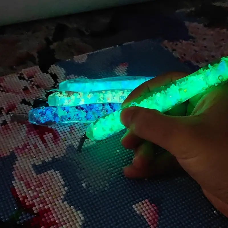 New Luminous Resin Diy Diamond Painting Pen Diamond Art - Temu