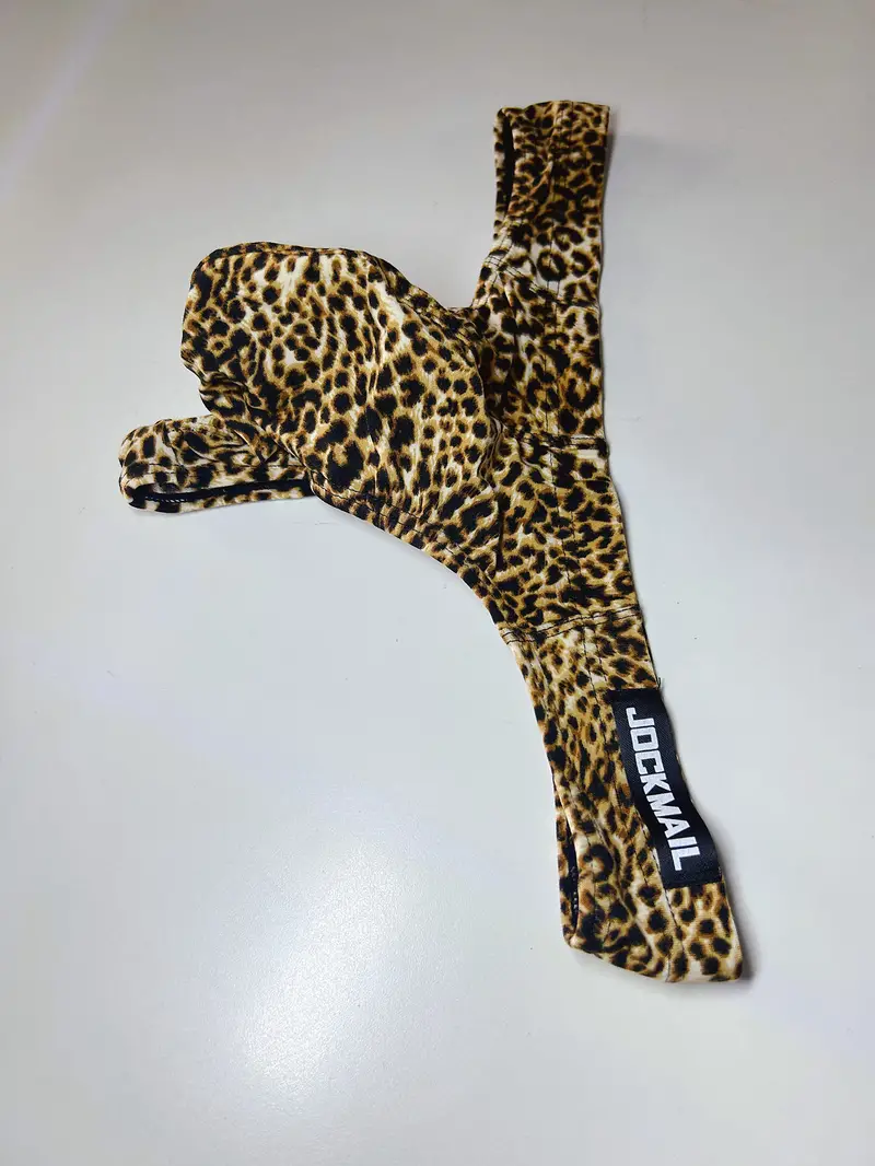 Jockmail Men's Fashion Sexy Leopard Snake Print Thong G - Temu