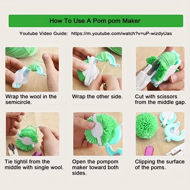 Pompom Makers Pom Pom Maker Tassel Maker Winder Tool for Fluff
