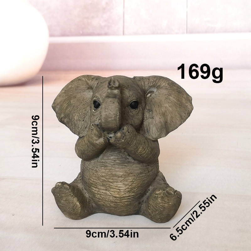 Diy Elephant Statue Elephant Decor Brings Good Luck Health - Temu Mexico