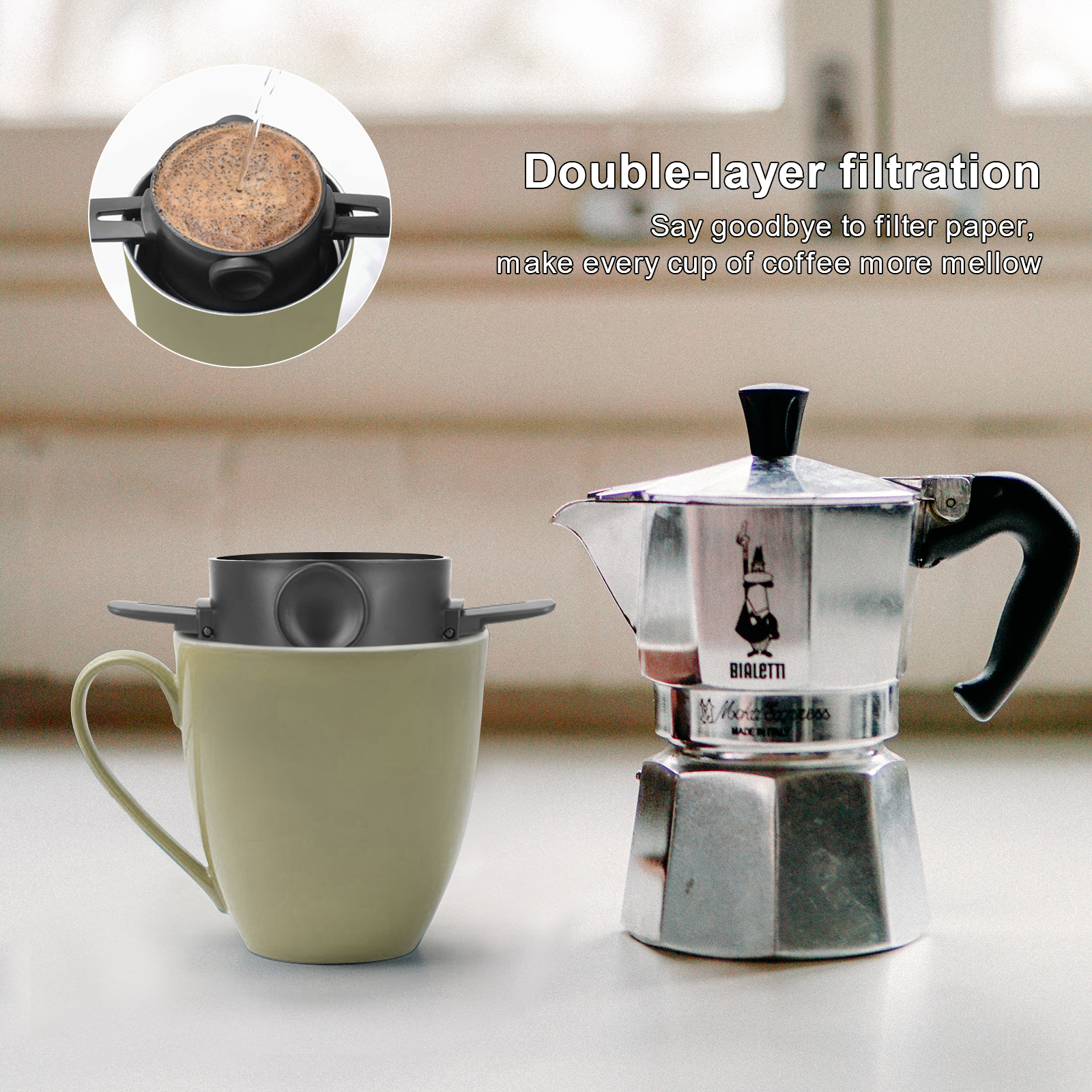 Collapsible Pour Over Coffee Maker