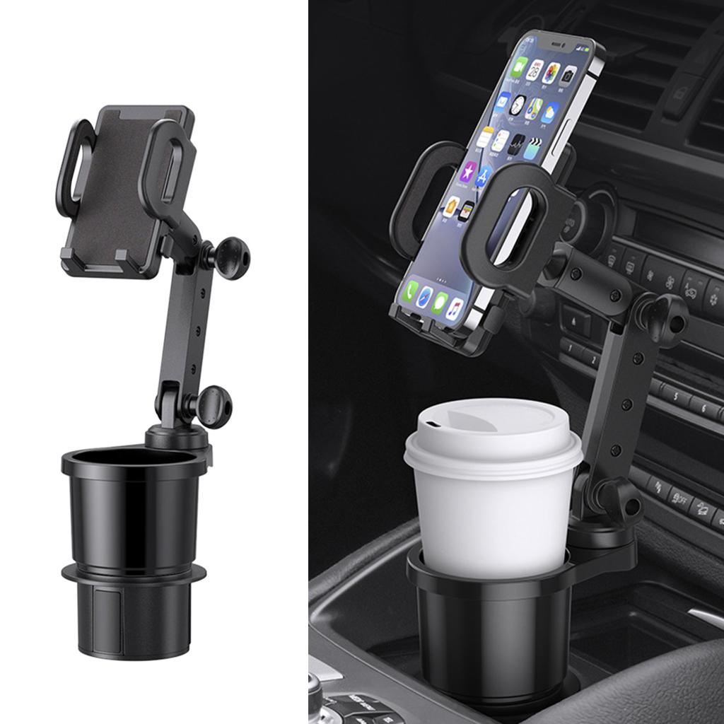 Universal Car Mount Phone Holder 2 in 1 Stand & Bottle Cradle