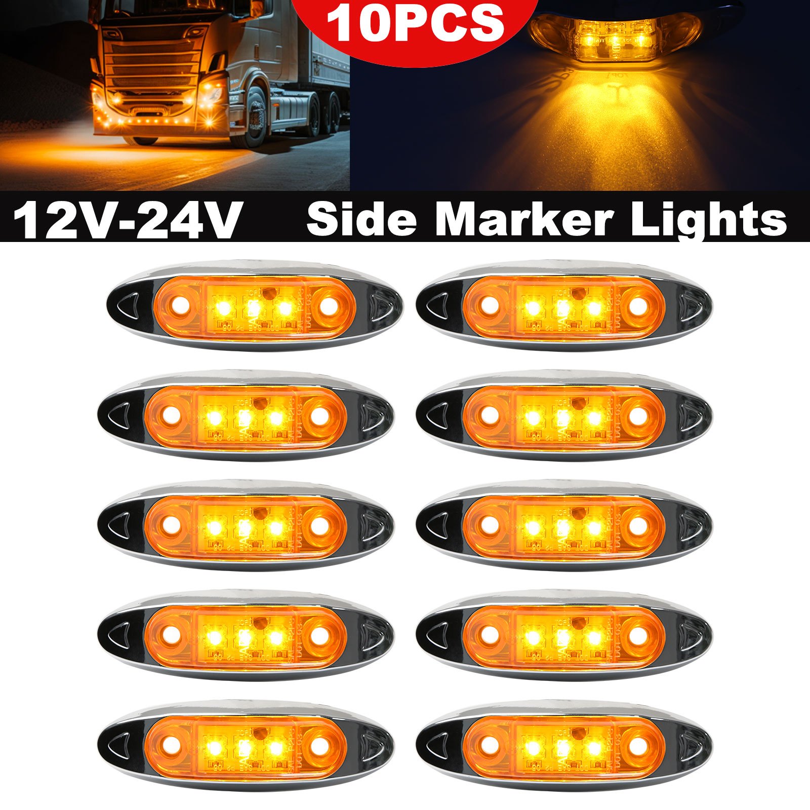 Side Marker Light LED, 12V