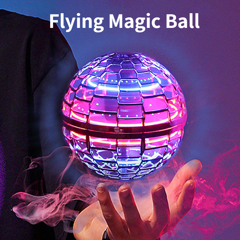 Flying Ball Spinner Boomerang Flyorb Magic With LED Lights Flying Spinner  Fidget Toys Kids Family Gifts Halloween/Christmas Gift