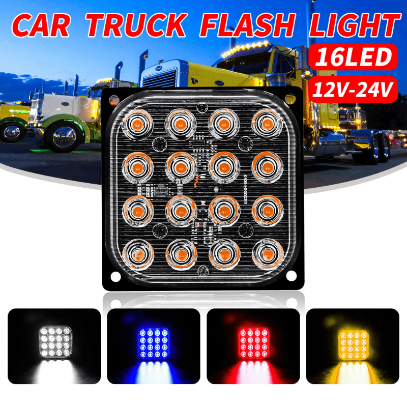 Feux de position latéraux pour voiture, 8PCS 12V/24V LED Lampe de  signalisation universelle pour camion